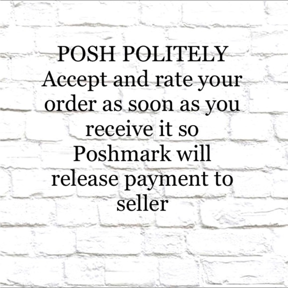 Other - Respectfully accept and rate ASAP!